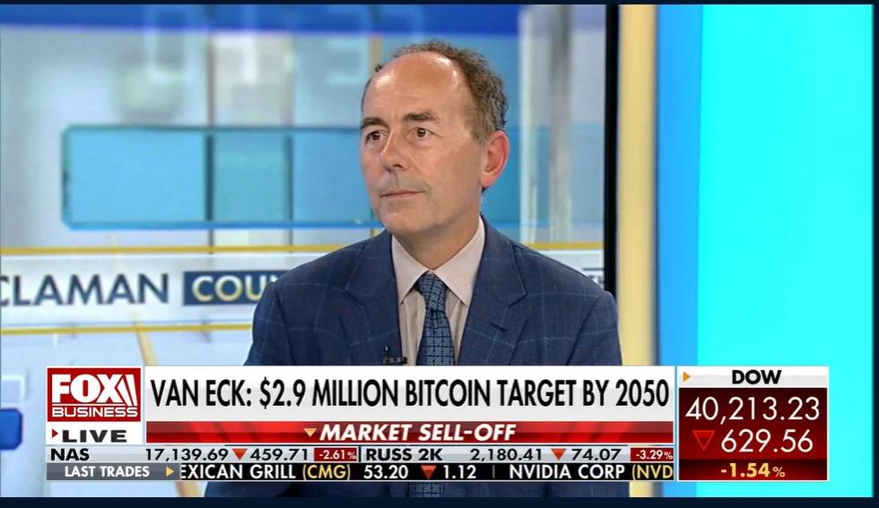 VanEck CEO Predicts Bitcoin Could Reach $2.9 Million by 2050